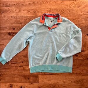 Orvis Flag Collar 1/4 Zipper Men's Sweater/Sweatshirt